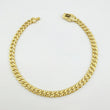 Pulso Cubano Monaco 7.2gr / 8 in / 5mm Oro Amarillo +4 18K *
