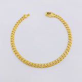 Pulso Cubano Monaco 6.85gr / 7 3/4 in / 5mm Oro Amarillo +4 18K ©