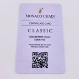 Pulso Cubano Monaco 9.45gr / 8 in / 6.5mm Oro Amarillo +4 18K ©