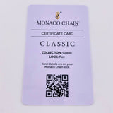 Pulso Cubano Monaco 7.2gr / 8 in / 5mm Oro Amarillo +4 18K *