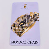 Pulso Cubano Monaco 7.2gr / 8 in / 5mm Oro Amarillo +4 18K *