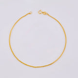 Franco Bracelet 0.8gr / 7 1/4 in / 0.7mm Yellow Gold 18K ©