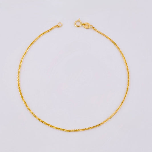 Pulso Franco 0.75gr / 7 1/4 in / 0.7mm Oro Amarillo +3 18K