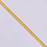 Pulso Franco 0.8gr / 7 1/4 in / 0.7mm Oro Amarillo +3 18K *