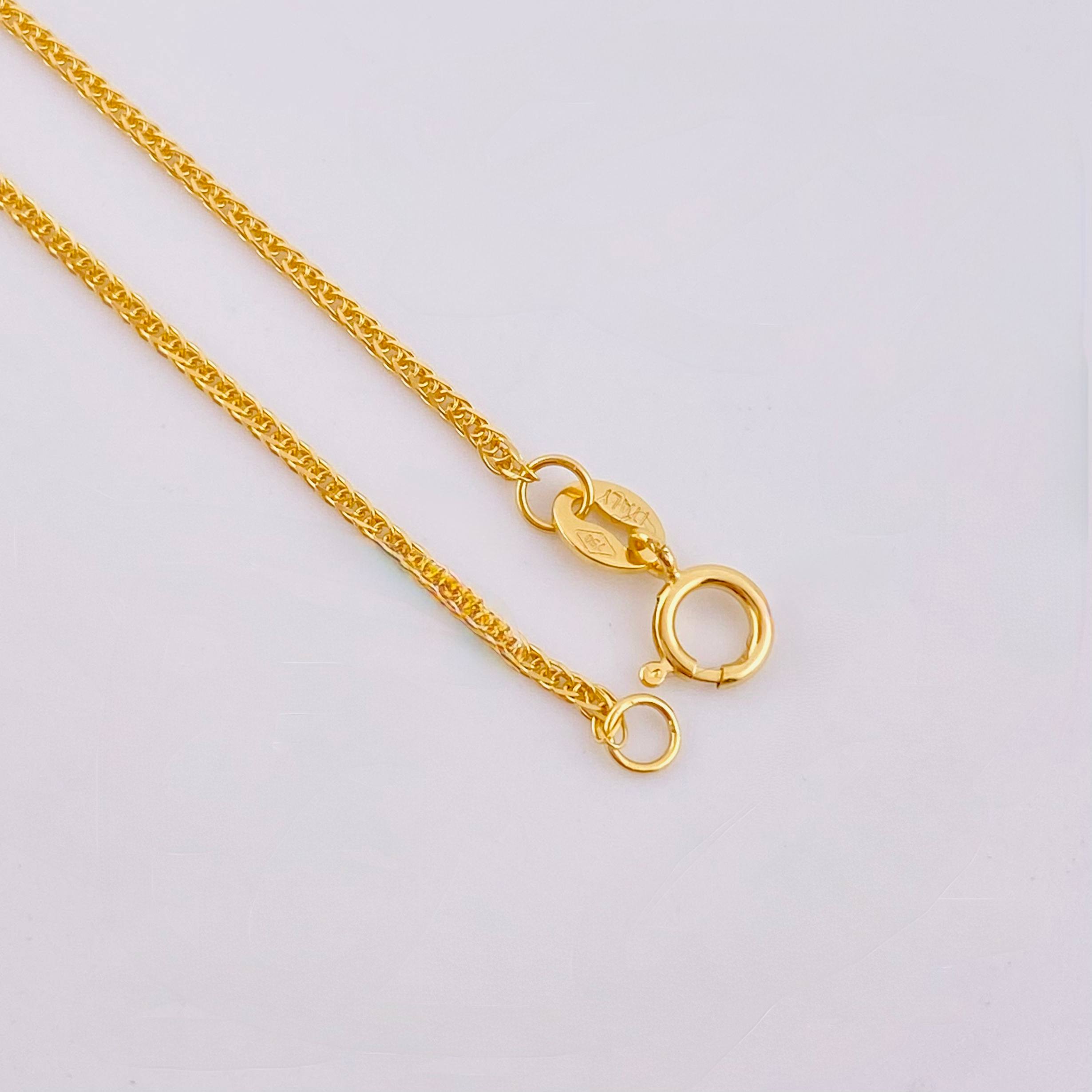 Franco Bracelet 0.8gr / 7 1/4 in / 0.7mm Yellow Gold 18K ©