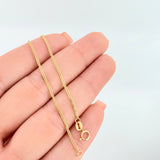 Pulso Franco 0.8gr / 7 1/4 in / 0.7mm Oro Amarillo +3 18K