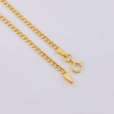 Pulso Cubano 1.25g / 8 in / 2.2mm Oro Amarillo 18K
