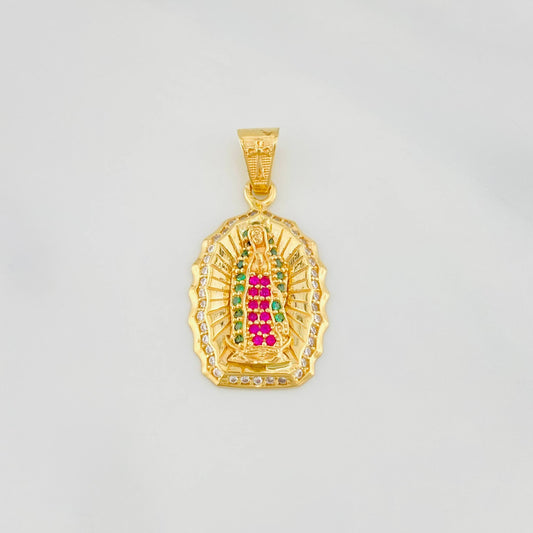 Dije Virgen Guadalupe 2.85 g / 1 1/4 in Oro Amarillo 18K