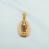 Pendant Virgin of Guadalupe 3.35 g / 1 1/4 in 18K Yellow Gold
