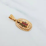 Pendant Virgin of Guadalupe 3.35 g / 1 1/4 in 18K Yellow Gold
