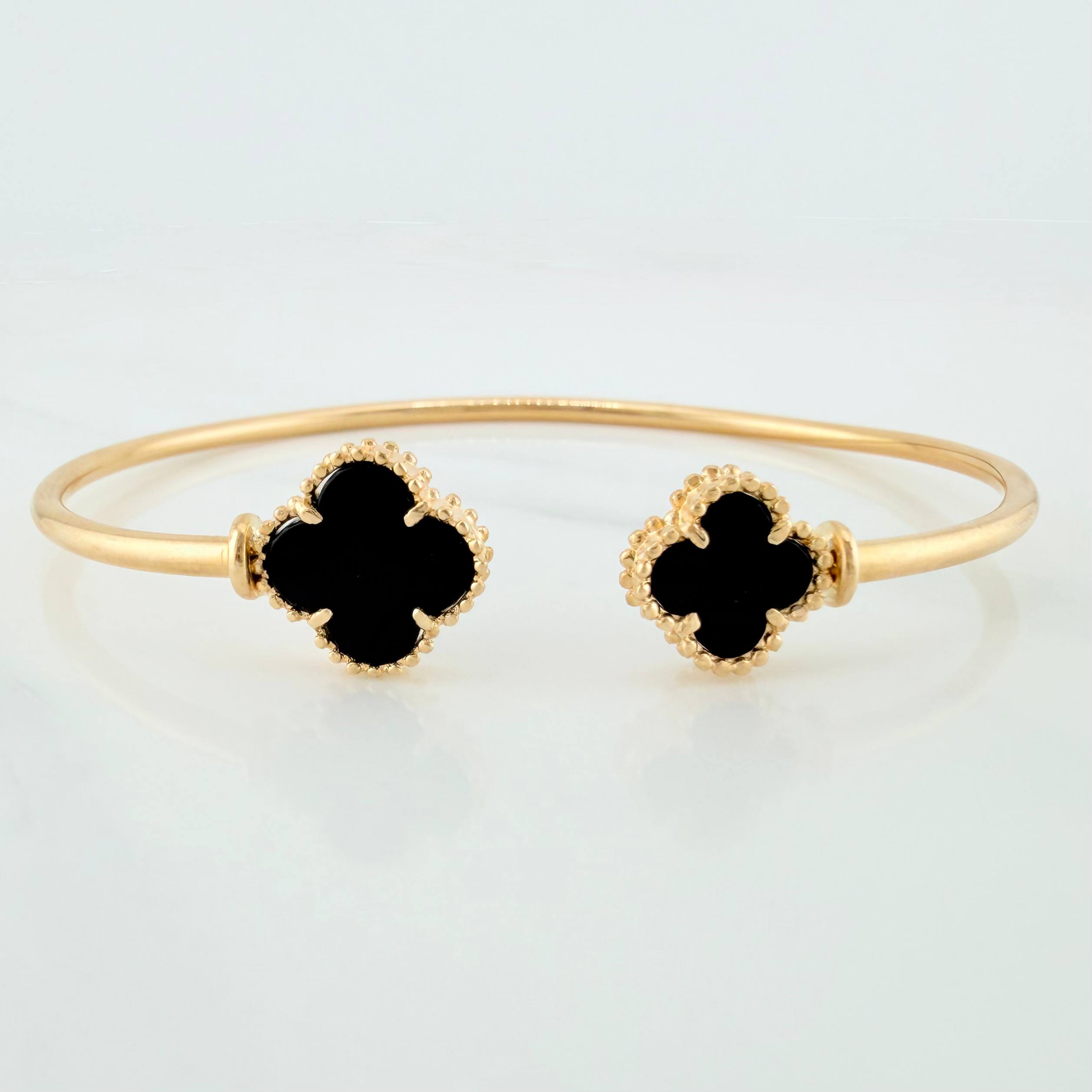 Clover Bracelet 6.25 g / 7 1/4 in / 2 mm 18K Yellow Gold