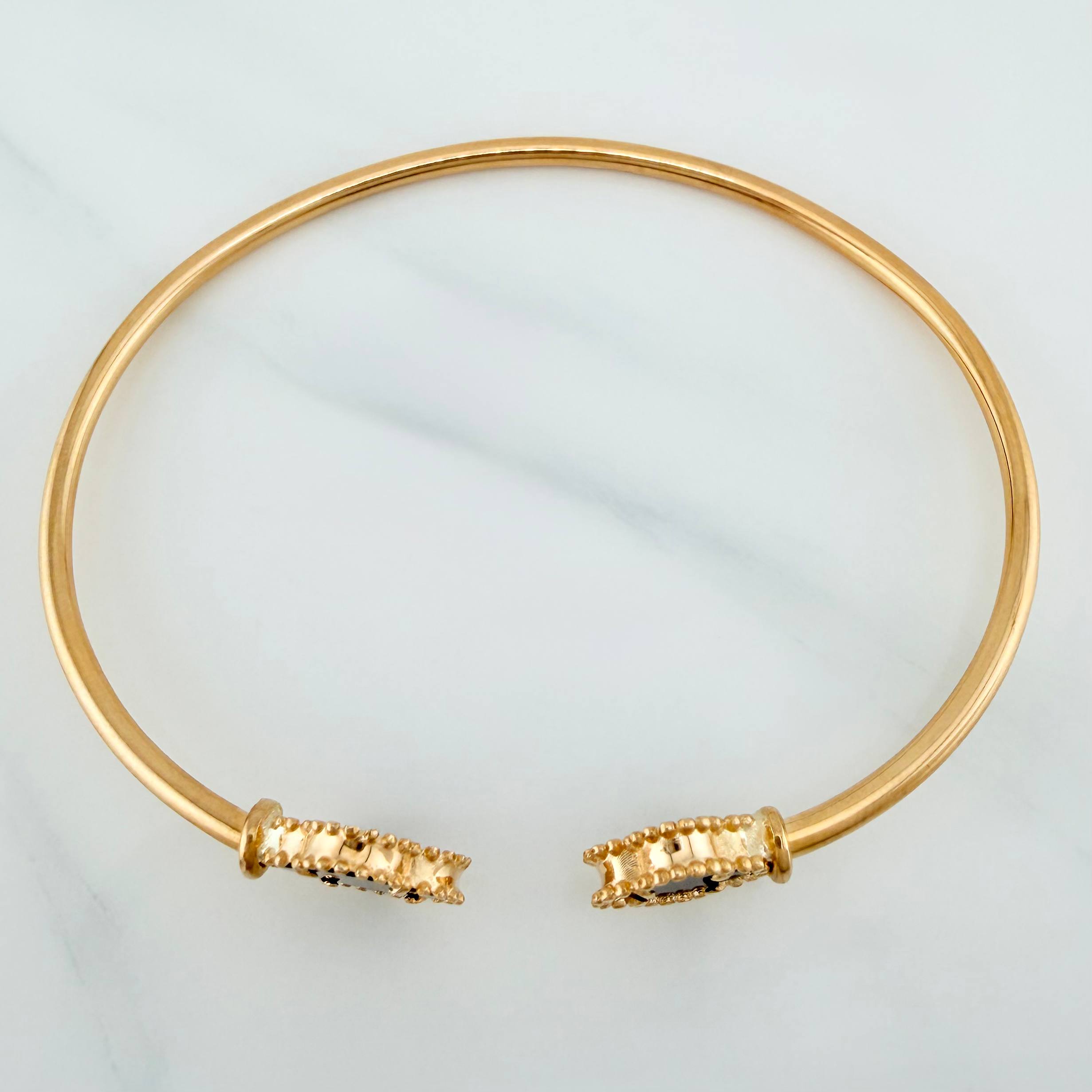 Clover Bracelet 6.25 g / 7 1/4 in / 2 mm 18K Yellow Gold