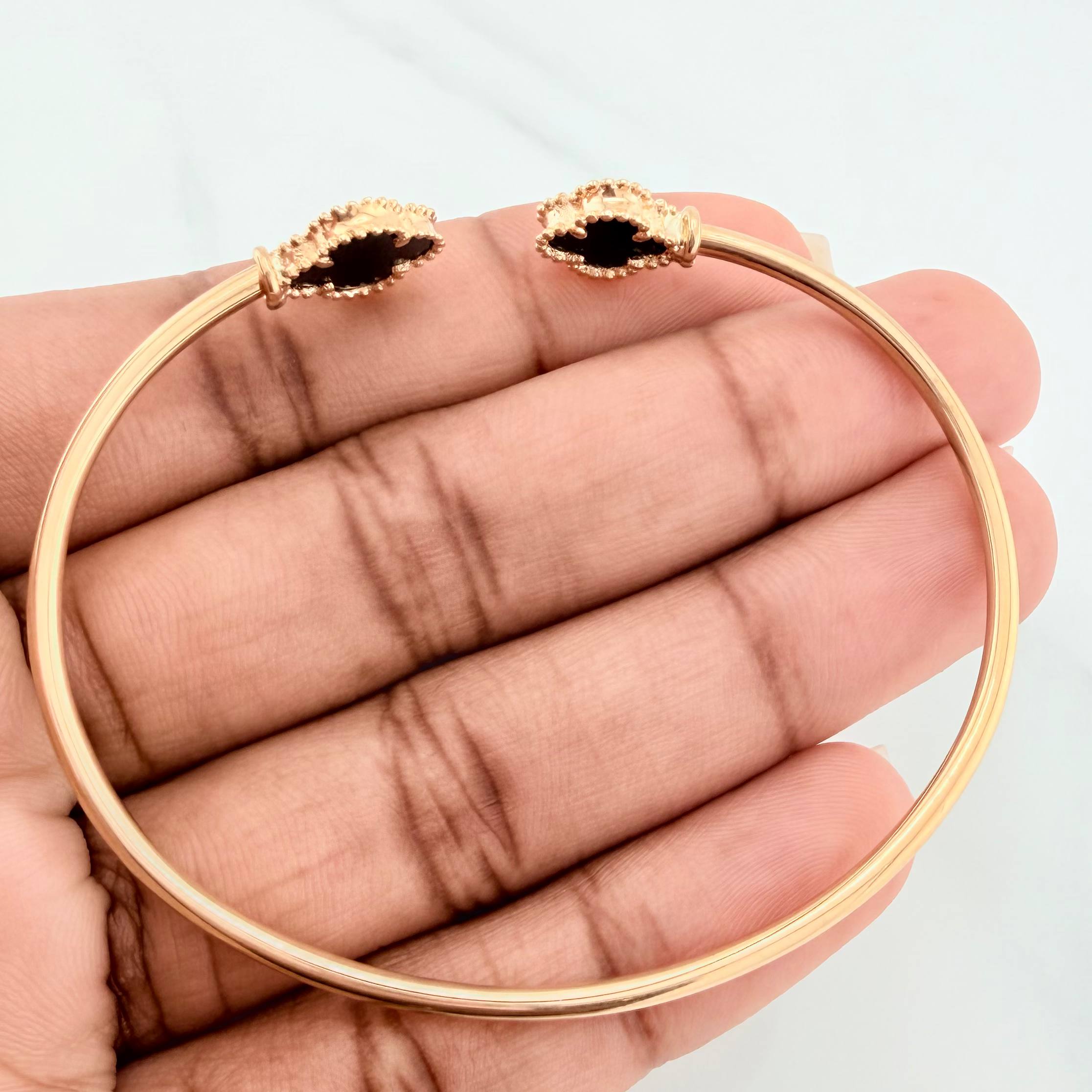 Clover Bracelet 6.25 g / 7 1/4 in / 2 mm 18K Yellow Gold