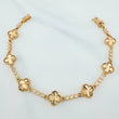 Tennis Bracelet Clover 10.3 g / 7 1/2 in / 2.6 mm 18K Yellow Gold