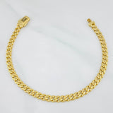 Pulso Cubano Inifinito 7 g / 7 1/2 in / 4.8 mm Oro Amarillo 18K