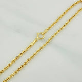 Pulso Lazo 1.2gr / 8 in / 1.6mm Oro Amarillo +3 18K $