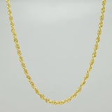 Cadena Lazo 4gr / 23 1/2 in / 2.3mm Oro Amarillo +3 18K %