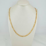 Cadena Figaro 7.8gr / 28 1/4 in / 4.4mm Oro Amarillo +1 18K %