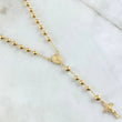 Miraculous Virgin Rosary 13.35gr / 50cm / 4mm-5mm Bead Polished 18K Yellow Gold