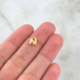 Charm Letter Ñ 0.45gr / 1/4 in / 18K Gold ©