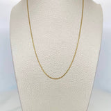 Cadena Escalera 2 g / 19 3/4 in / 1.4 mm Oro Amarillo 18K