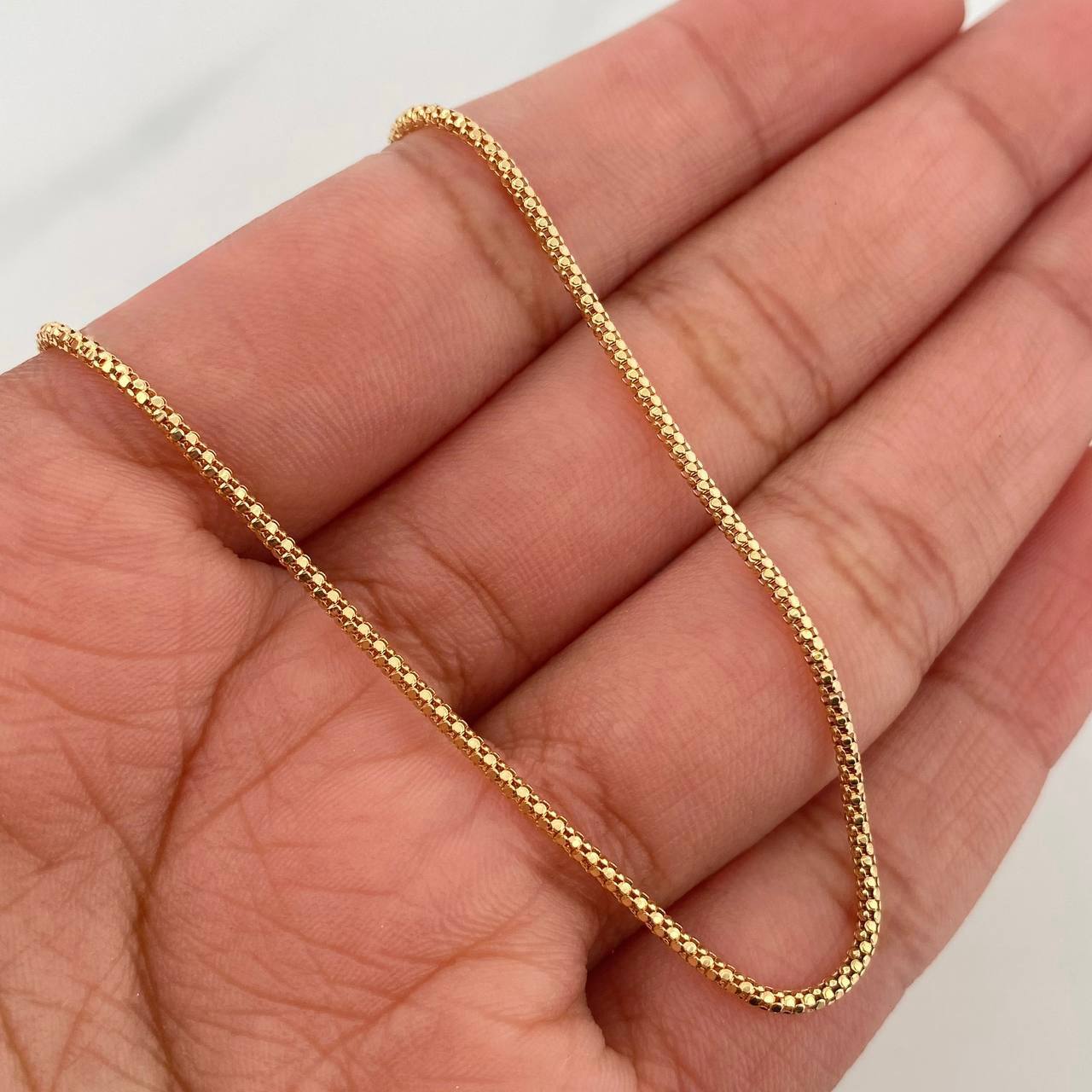 Pulso Cordón 1.75 g / 7 3/4 in / 1.4 mm Oro Amarillo 18K