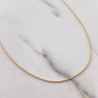 Military Chain 2.7gr / 60cm / 0.6mm Diamond Cut Yellow Gold +3 18K &