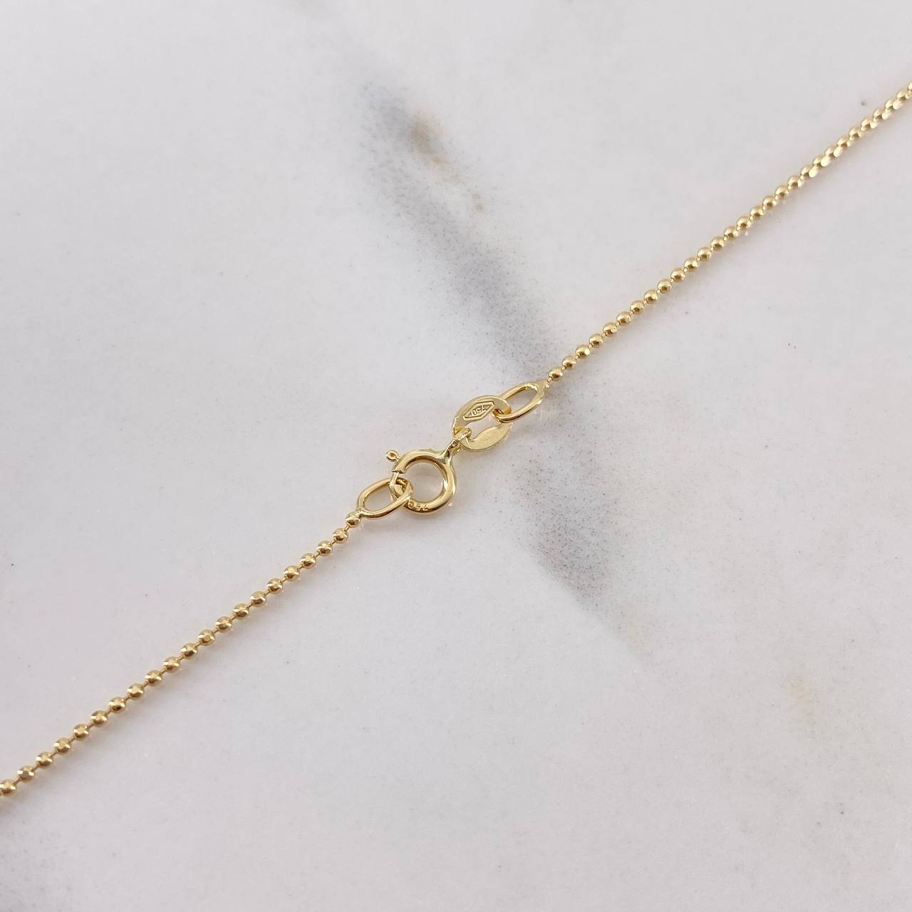 Military Chain 2.7gr / 60cm / 0.6mm Diamond Cut Yellow Gold +3 18K &