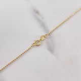 Military Chain 2.7gr / 60cm / 0.6mm Diamond Cut Yellow Gold +3 18K &