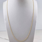 Military Chain 2.7gr / 60cm / 0.6mm Diamond Cut Yellow Gold +3 18K &