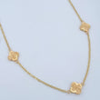 Cadena Aro Seguido Trebol 6.05gr / 46cm / Oro Amarillo 18K &
