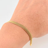 Bracelet Sedusa 2.45g / 7 1/4 in / 4.85mm Yellow Gold 18K