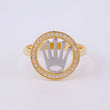 Anillo Aro Corona 2.3g / T6 1/2 Oro Amarillo 18K