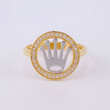 Anillo Aro Corona 2.3g / T6 1/2 Oro Amarillo 18K