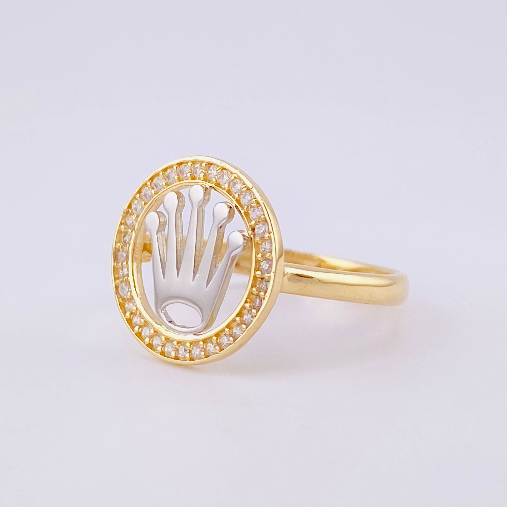 Anillo Aro Corona 2.3g / T6 1/2 Oro Amarillo 18K