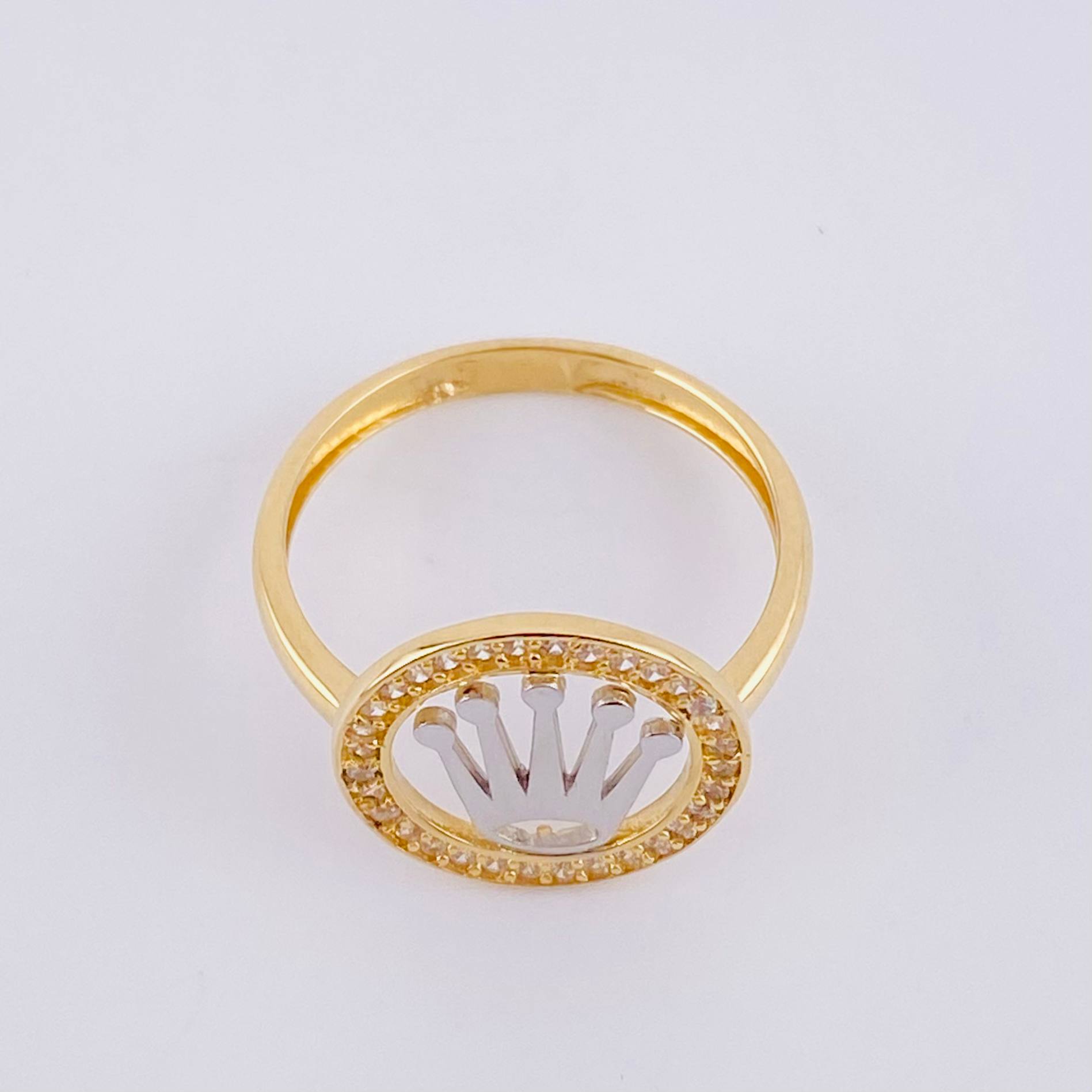 Anillo Aro Corona 2.3g / T6 1/2 Oro Amarillo 18K