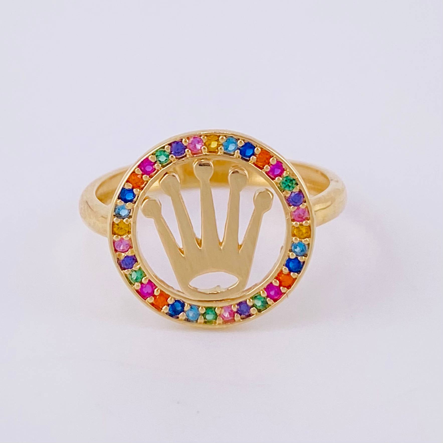 Anillo Aro Corona 2.25g / T6 1/4 Oro Amarillo 18K