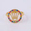 Anillo Aro Corona 2.25g / T6 1/4 Oro Amarillo 18K