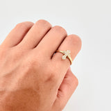 Cross Ring 2.35g / Size 7 1/2 Yellow Gold 18K