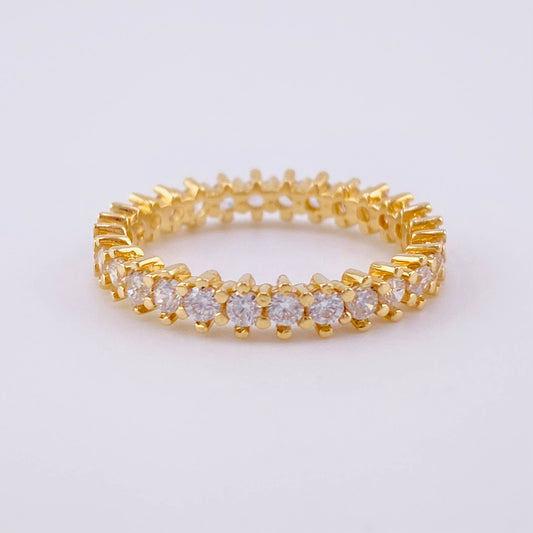 Belt of Sparks Ring 2.75g / T6 18K Yellow Gold