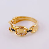 Chain Ring 3.6g / T7 1/4 Yellow Gold 18K