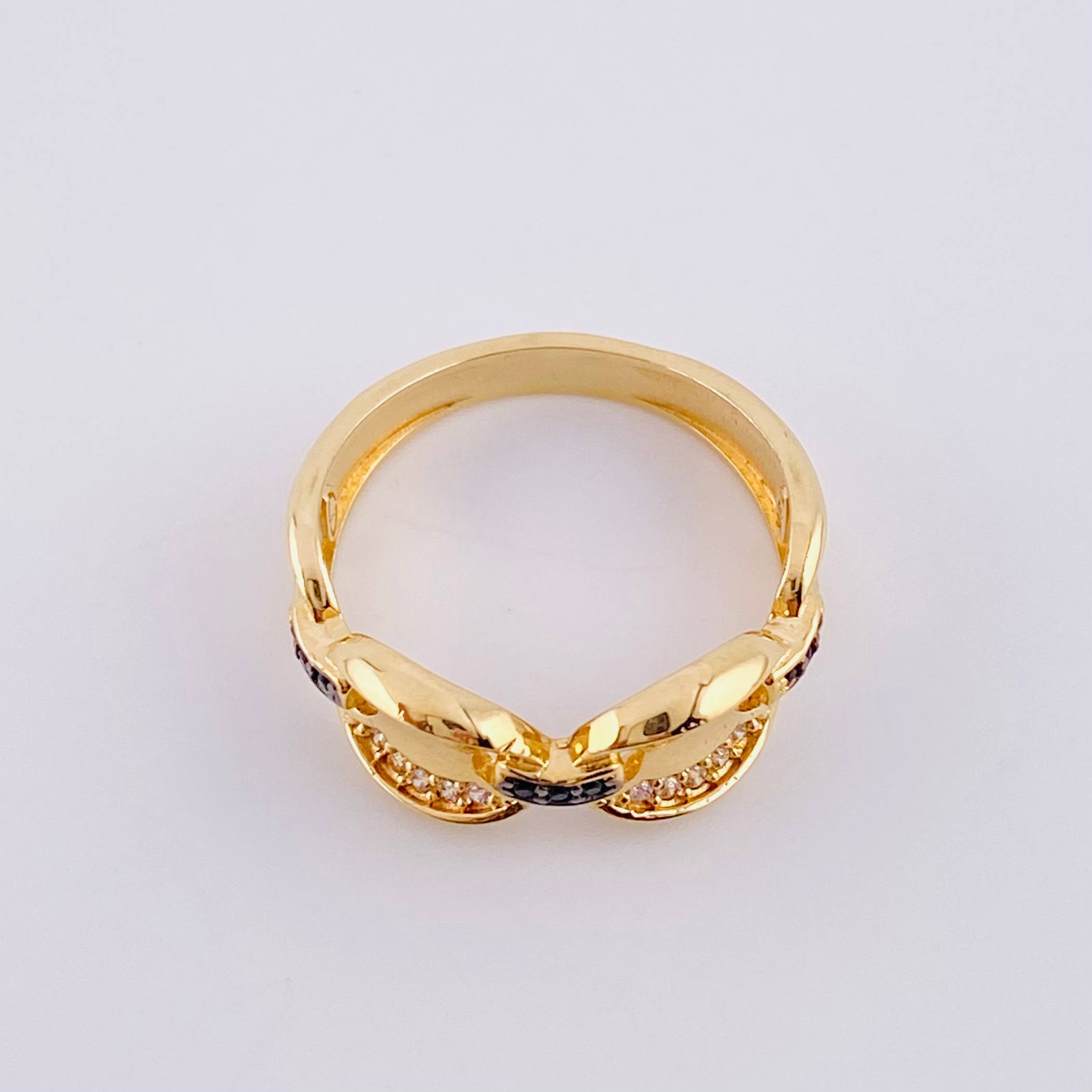 Chain Ring 3.6g / T7 1/4 Yellow Gold 18K