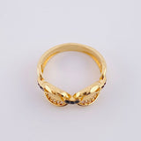 Chain Ring 3.6g / T7 1/4 Yellow Gold 18K