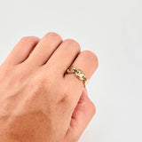 Chain Ring 3.6g / T7 1/4 Yellow Gold 18K