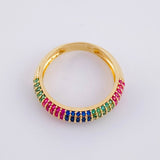 Barrel Ring 2.8g / Size 5 3/4 Yellow Gold 18K