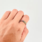 Barrel Ring 2.8g / Size 5 3/4 Yellow Gold 18K
