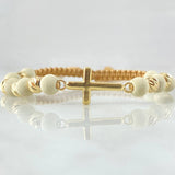 Golden Bracelet Charm Cross 1.8gr / 18K Yellow Gold *