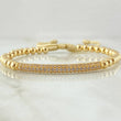Beige Bracelet Charm Tube 5.35gr / 18K Yellow Gold *