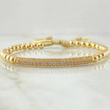 Beige Bracelet Charm Tube 5.35gr / 18K Yellow Gold *
