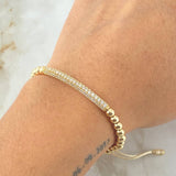 Beige Bracelet Charm Tube 5.35gr / 18K Yellow Gold *